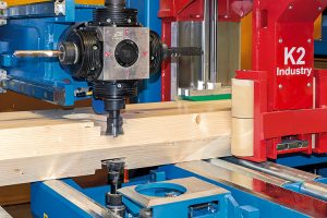 Centre d'usinage K2 industry à la Scierie Jauffret à Biot