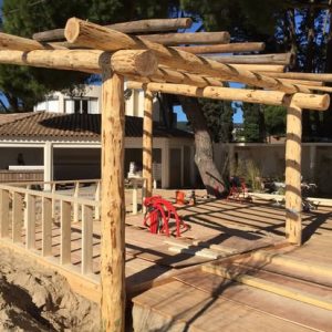 Aménagement d'une plage privée à Sainte-Maxime